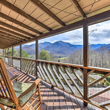 Best Location - Maggie Valley Cabin With Hot Tub! Bagian luar foto