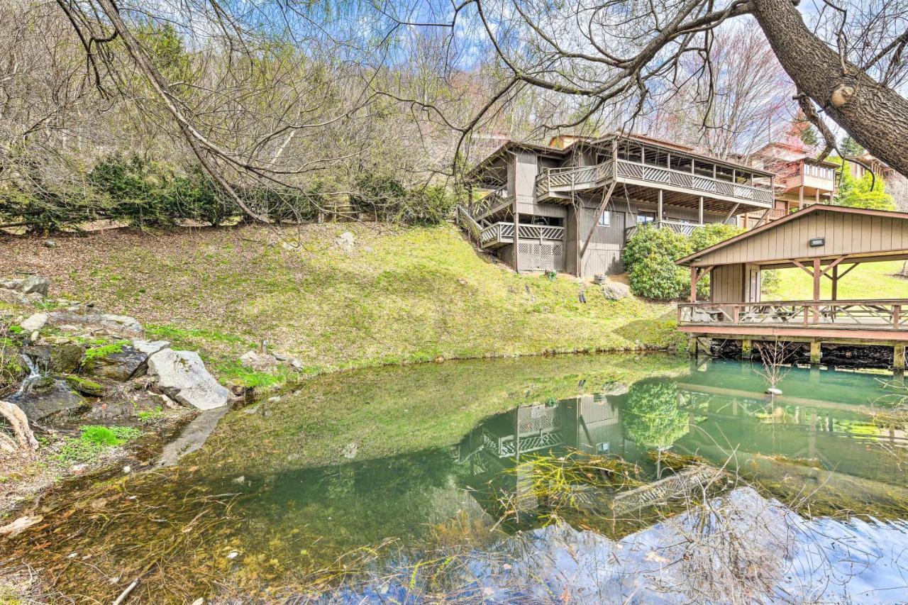 Best Location - Maggie Valley Cabin With Hot Tub! Bagian luar foto