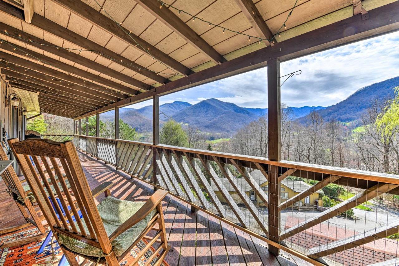 Best Location - Maggie Valley Cabin With Hot Tub! Bagian luar foto
