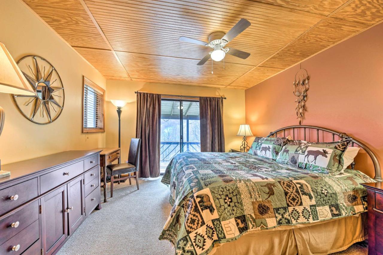 Best Location - Maggie Valley Cabin With Hot Tub! Bagian luar foto