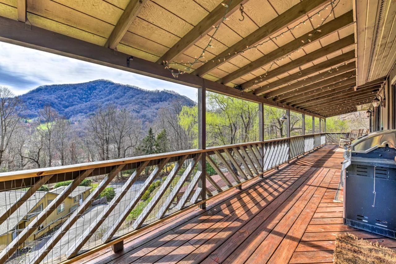 Best Location - Maggie Valley Cabin With Hot Tub! Bagian luar foto